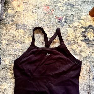 ALO Yoga Black Strappy Top